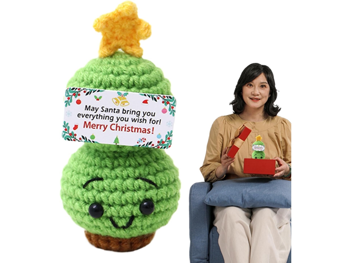 Enfeites Natal Crochê Lindos Natalinos Ambientes Internos Decoração Exclusiva Escritório Estar Quarto Casa GOKOCO
