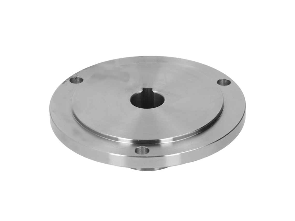 Prato Frontal de Aço de Alto Manganês 3 Furos 130mm para Torno K11/k12/k72‑130 20mm | S/MARCA