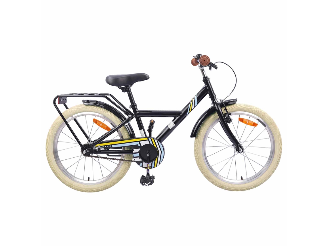 Conjunto 1 Bicicleta Infantil Vidaxl Preto Aço (137 X 54 X 79 Cm)
