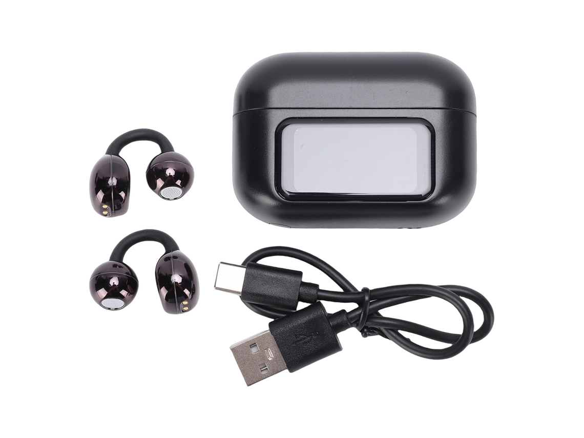 Fones clip on Bluetooth Xg42 com tela colorida EOOCOO para esportes