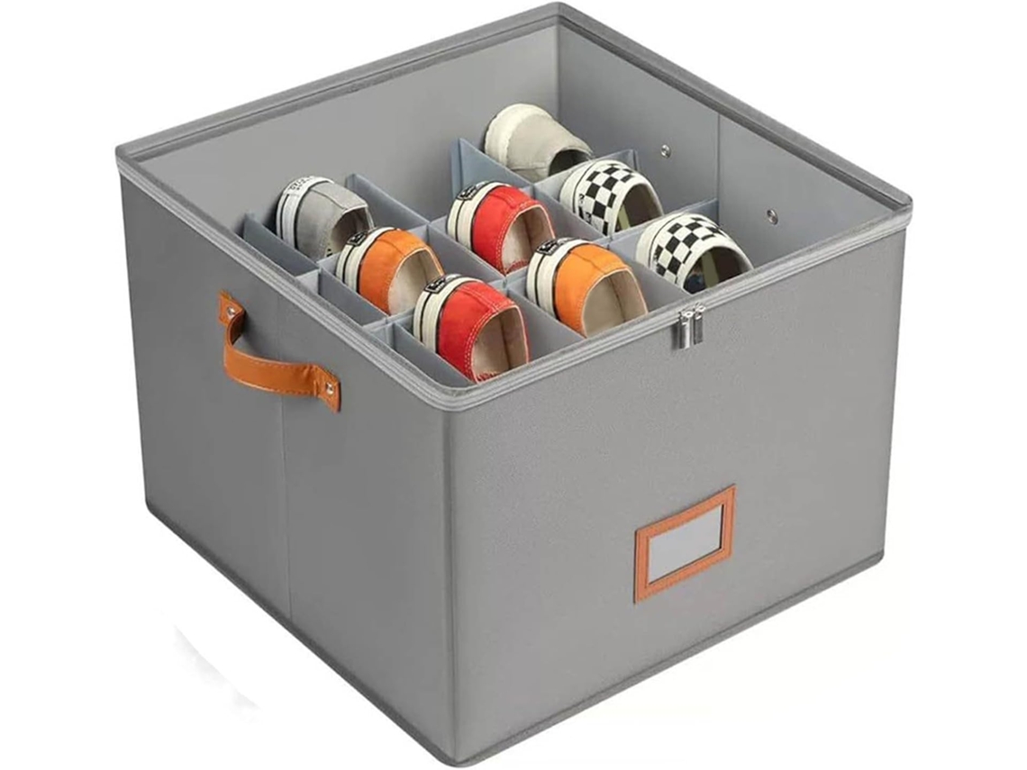 Organizador De Sapatos | Cesto Portátil Empilhável Com Divisória Para Brinquedos, Organizador De Sap Gokoco