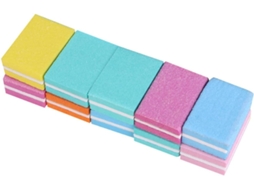 Conjunto De 10 Blocos De Lixa De Unha Em Eva Para Manicure Profissional.