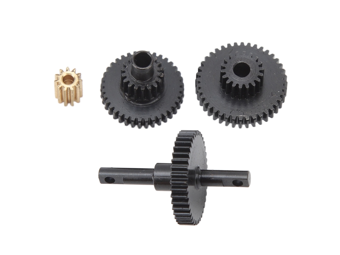 Mali conjunto de Engrenagens de Transmissão Rc Preto Leve Alto Desempenho para Carro Traxxas 1/18 de Esteira