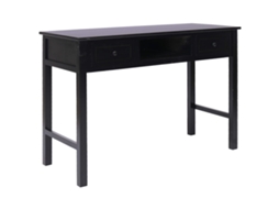 Vidaxl Secretária 110x45x76 Cm Madeira Preto