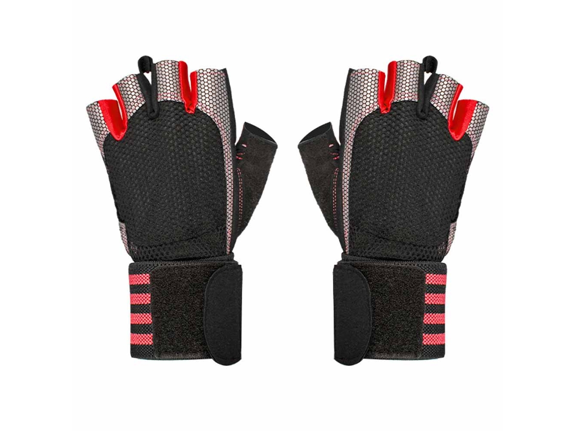 Luvas Para Levantamento De Peso Com Suporte De Punho E Proteção Da Palma Para Academia E Exercícios