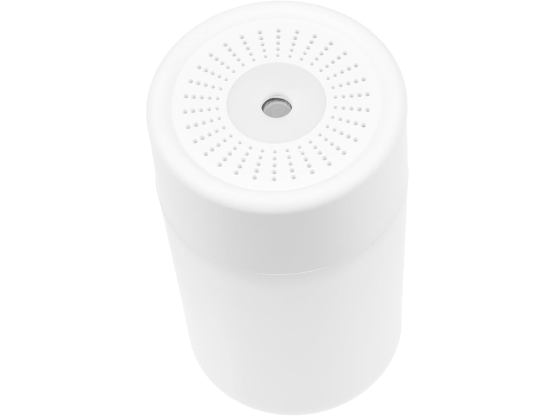 Umidificador Usb Gatuida Pequeno, Redondo, 125 Ml, Branco, Em Pp E Abs