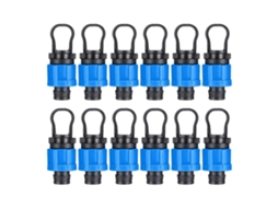 12 Pcs Bico De Irrigação Tampa Final 1/2 Polegada Universal Acompativel Com 16 1