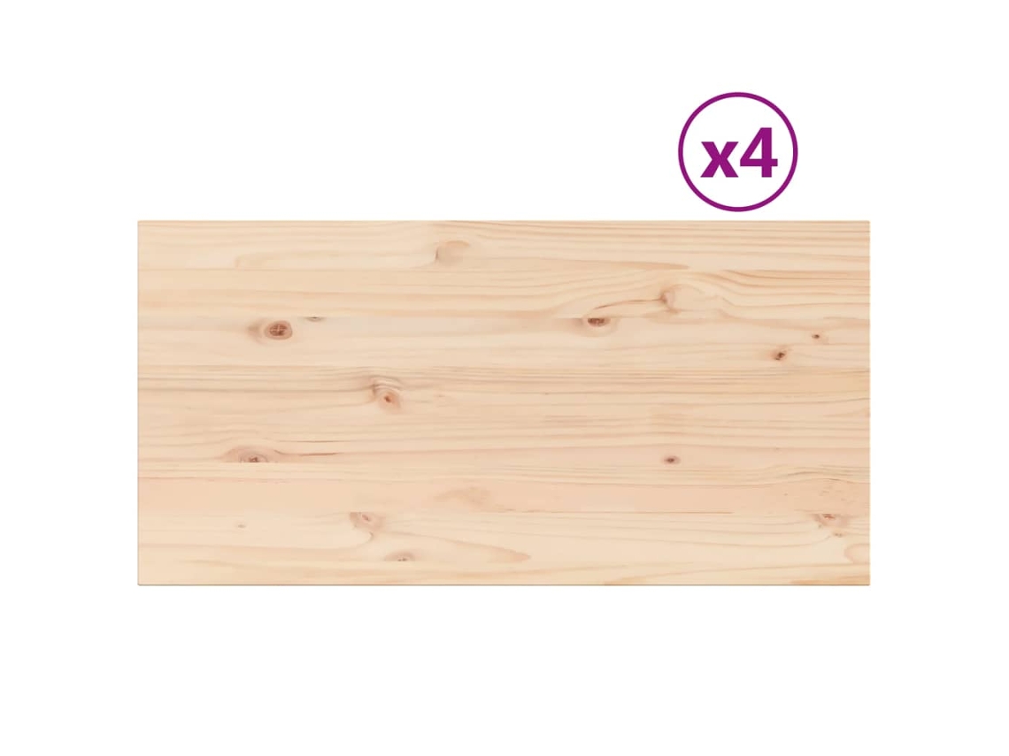 Table Top, Table Tops Vidaxl Marrom Madeira De Pinho (100 X 50 X 1,7 Cm)