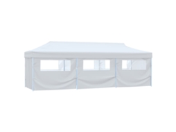Vidaxl Tenda Para Festas Pop-up Dobrável C/ 8 Paredes 3x9 M Branco