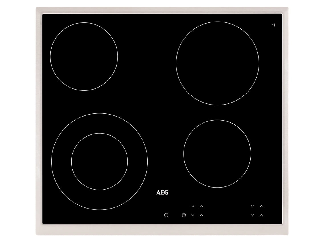 Placa de Vitrocerâmica AEG HK624010XB (Elétrica - 57.6 cm - Inox)