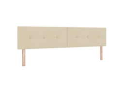 Cabeceira Led com Luzes de Tira Led Creme 200 cm Poliéster MAISON EXCLUSIVE