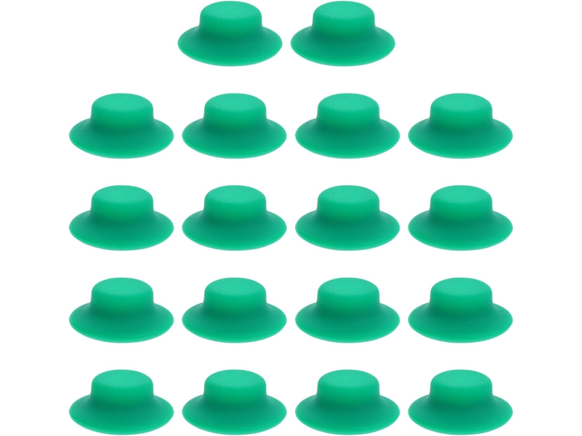 Vicasky 24 Gintes De Silicone Verde Compactos E Leves Fáceis De Usar