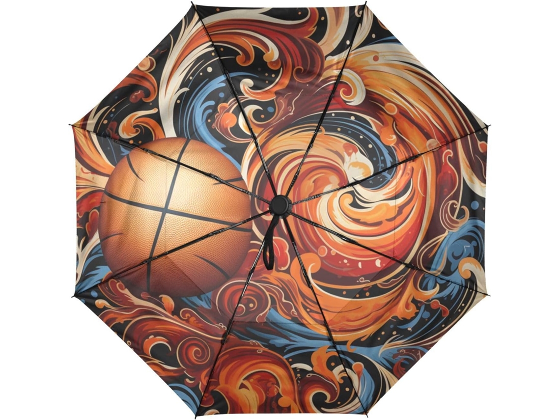 Resumo do Guarda Chuva MARCA Automático para Basquete em Tecido Resistente para Férias
