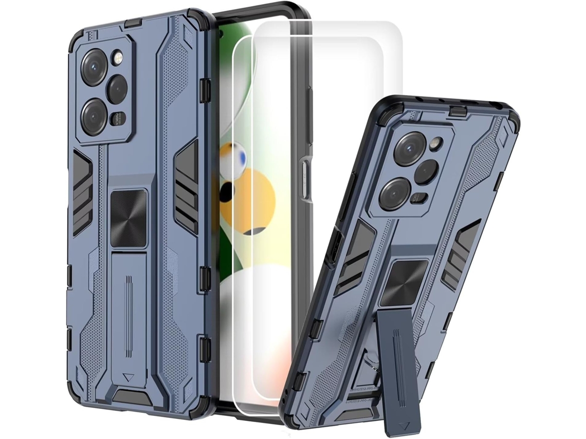 Capa Note Antichoque Integrado Para Xiaomi Xiaomi Poco X5 Pro 5g/redmi Note 12 Pro 5g Hongwe. Anti-riscos Magnética