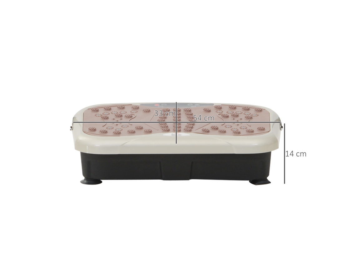 Plataforma Vibratória Com Display Led, Alto-falante Usb, Faixas De Treino E Controle Remoto, Para Fitness Completo.