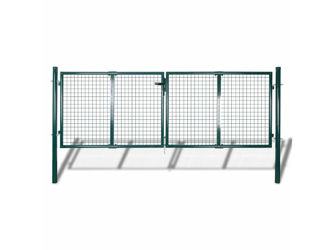 Vidaxl Grade De Malha Para Portão Porta E Parede De Jardim 300x75 Cm