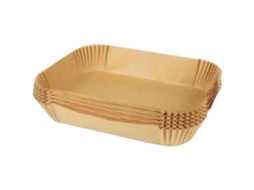 Forros Descartáveis ​​para Fritadeira a Ar, Retangulares, de Papel Manteiga, Antiaderentes, Resistentes Ao Calor, Ótimos para Fritar e Assar AQUAFORGE