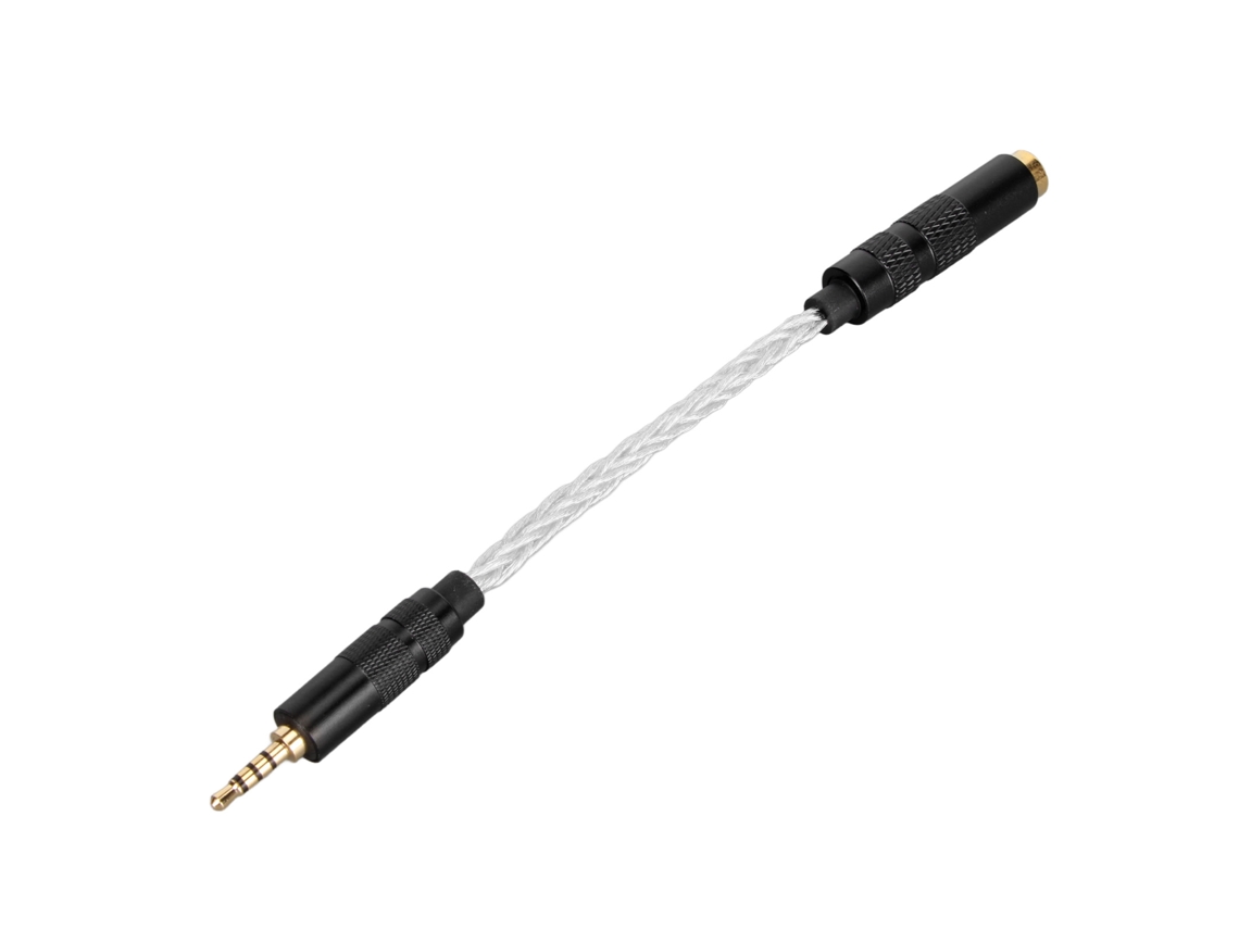 Adaptador de Áudio EOOCOO, 4.4mm para 2.5mm, balanceado