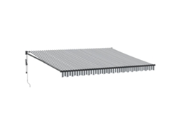 Retractable Awning, Retractable Awnings Vidaxl Antracite Tecido (4.5 X 3 M)