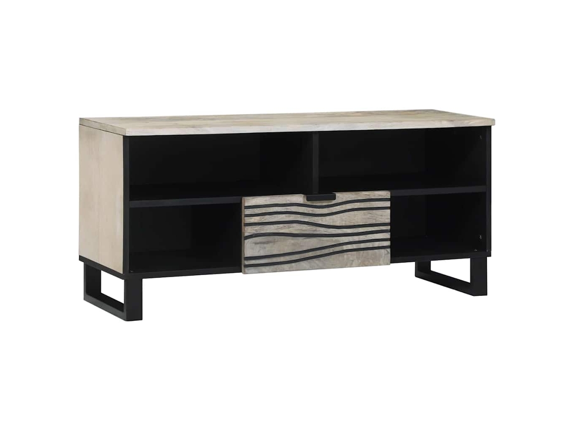 Vidaxl Unidades De Tv 105 X 33 X 46 Cm Branco Derivados De Madeira
