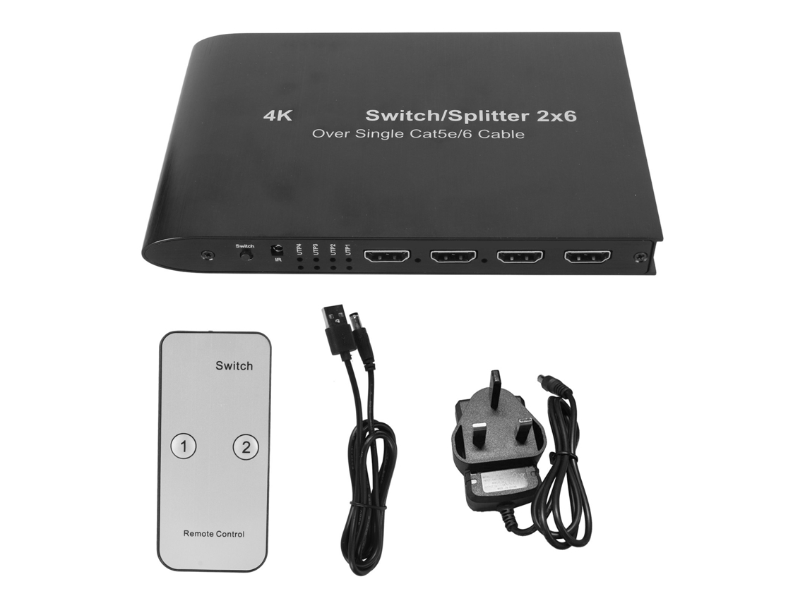Switcher HDMI 2x6 EOOCOO