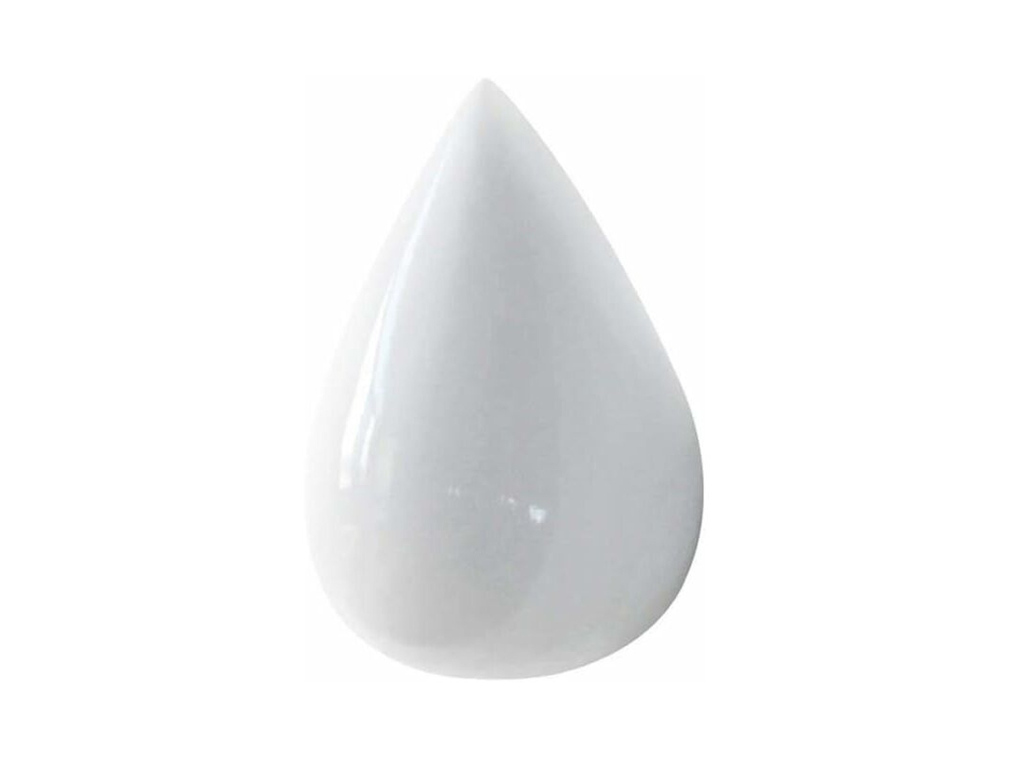 Conjunto De 2 Ganchos Criativos Em Formato De Gota Para Parede, Decoração Moderna, 7, 5 X 4, 8 Cm/branco