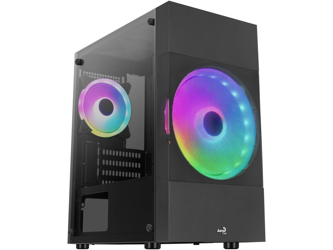 Caixa PC AEROCOOL ATOMICLITEBKV2 (Mini ATX Tower - Preto)