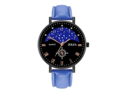 Reloj De Moda Unisex De Cuero Pu Con Dial Grande Para Parejas