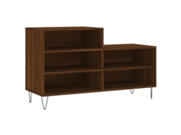 Sapateira MAISON EXCLUSIVE Derivados Madeira Carvalho Castanho (102x36x60 cm)