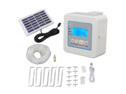 Kit Irrigação Gotejamento Solar Automático Timer Programável Display Led