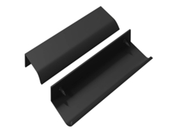 Conjunto 725 Maçaneta De Armário Vidaxl Preto Alumínio (120 X 39.6 X 17 Mm)