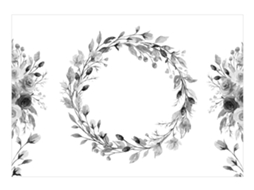 Papel de Parede ARTGEIST Romantic Wreath - Third Variant (294x210)