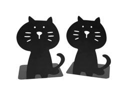Suportes De Livros Gatinhos, Metálico Resistente, Organizador De Livros Para Biblioteca, Escola, Escritório E Lar