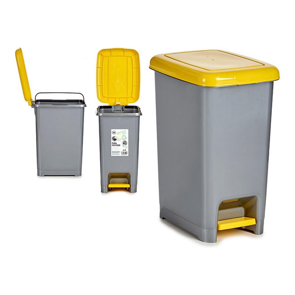Caixote de Lixo para Reciclagem Tontarelli Amarelo Branco Verde (6  Unidades)