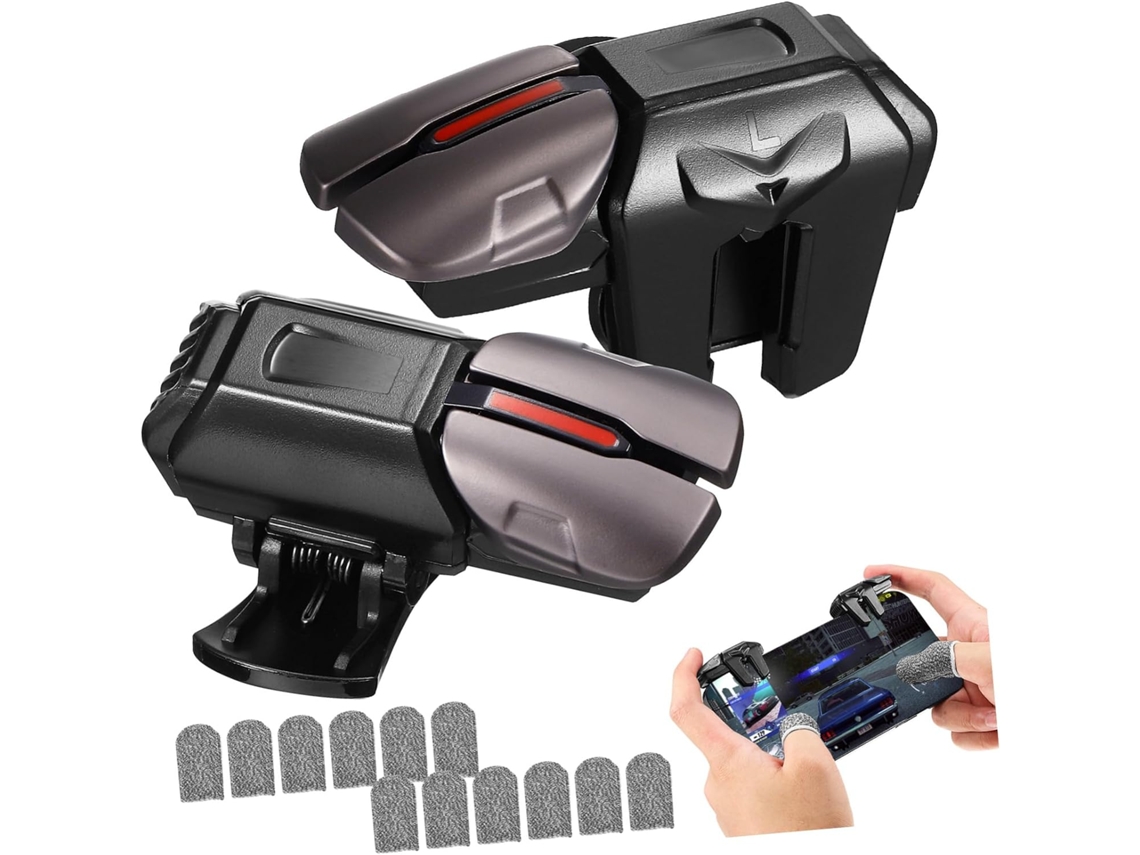 Gatilhos Para Celular Uonlytech Jogos De Vídeo, Dedo Protetor, Proteção À Prova De Suor, Compatível Com A Maioria Dos