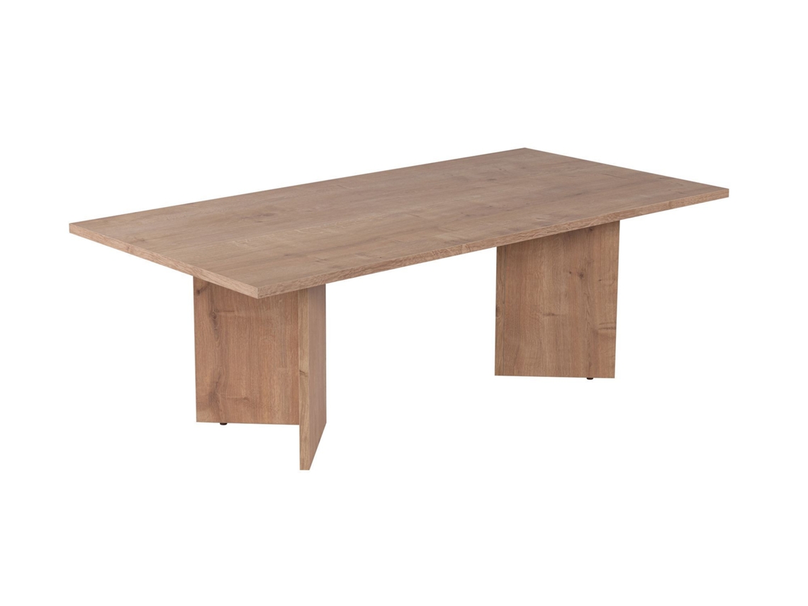 Mesa De Centro Em Madeira Sabin 60 X 119 X 40 Cm Carvalho Safira Hanah Home