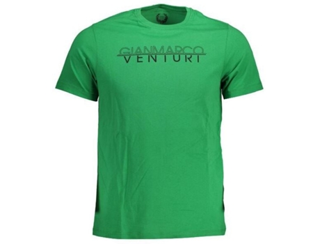 T-shirt De Homem Gian Marco Venturi Algodão Verde (l)