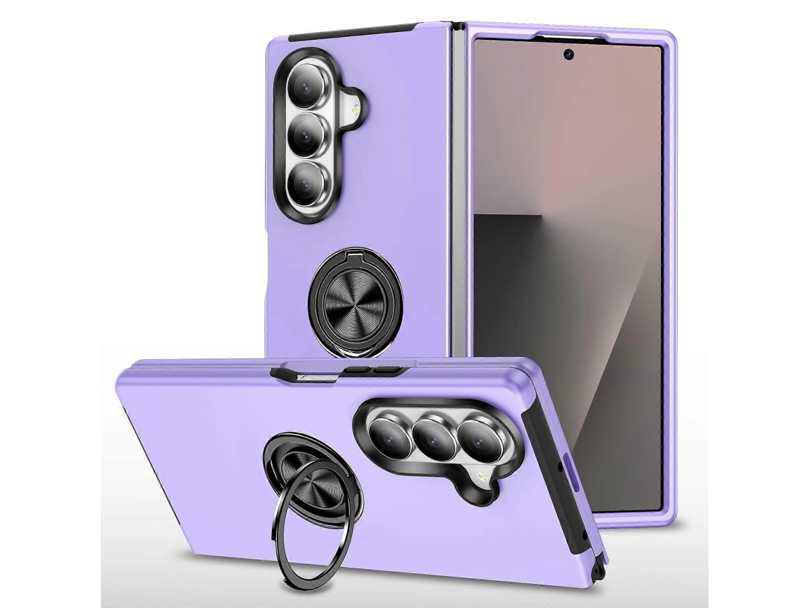 Capa Magnética Para Celular Pc Tpu Com Suporte De Anel Invisível