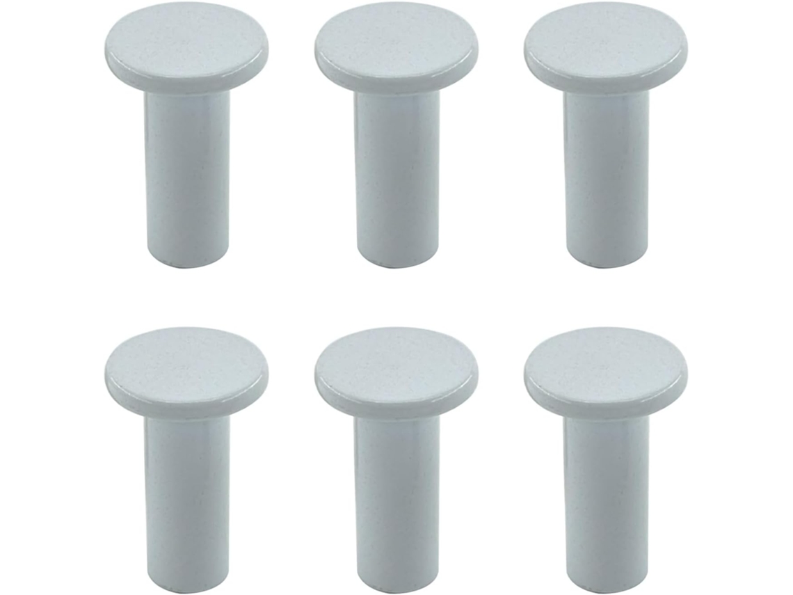 Conjunto De 6 Suportes De Toalha Práticos Com Cabeça Redonda