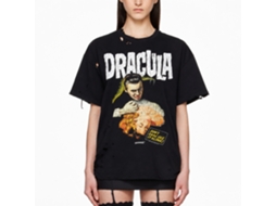 Rockinstone Horror Movies Dracula And Lady Black Adult T-shirt Size:s