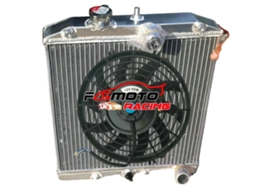 Radiador, 52mm De Largura, 32mm De Tubo, Para Carro Compacto Crx Del Sol, Para Carro Compacto Ek4/ek9, Para Carro Compacto B16/b18 Vtec Oem