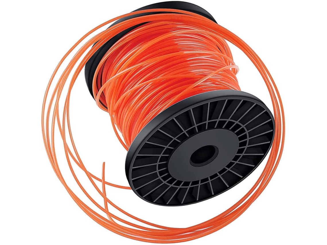 Linha De Cortador De Nylon 2.4mm X 100m, Forma Estrela, Alto Desempenho, Compatível Com Acessórios De Trimmer De Jardim