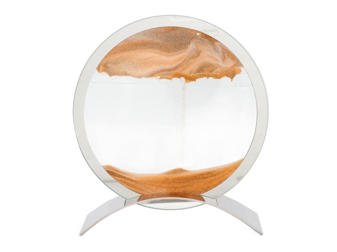 Pintura de Areia Móvel para Alívio de Estresse, Decorativa, Amarela S/MARCA