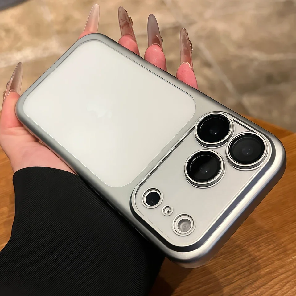 Capa Oficial Ultrafina Para Iphone 16 (cinza), Com Acabamento Fosco E Proteção Contra Impactos.