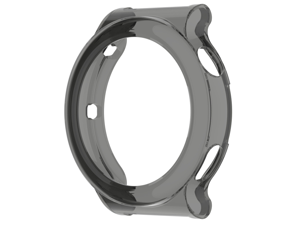 Huawei GT 3 Pro 43mm TPU Transparente Caixa de relógio oco (preto)