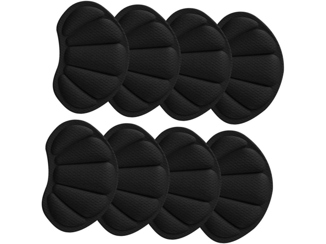 Conjunto De 4 Pares Protetores Calcanhar Para Sapatos Femininos, Inserções De Espuma Antiderrapantes Para O Calcanhar