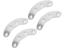 2 Pares De Placas Metal Para Calcanhar, Placas Protetoras Antidesgaste Para Botas E Sapatos Masculinos, Instalação De