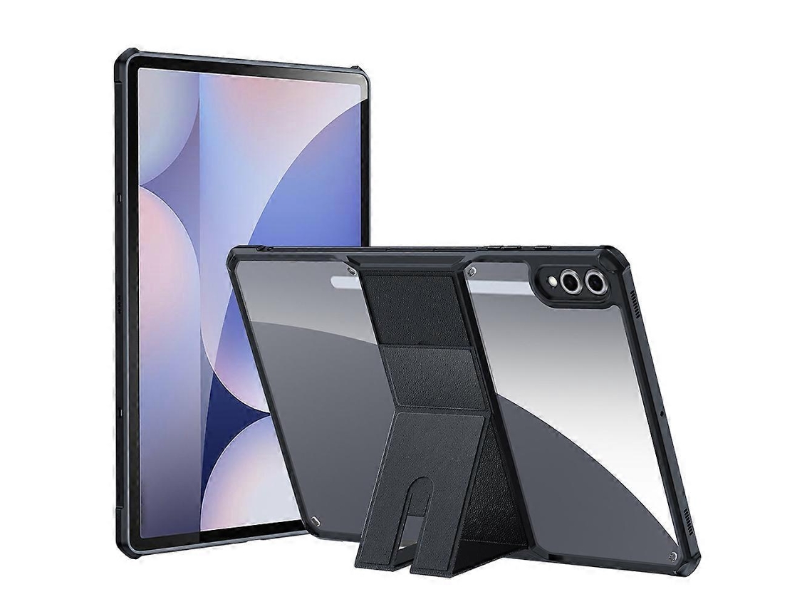 Capa de couro Xundd com suporte para Samsung Galaxy Tab S10 e Tab S9 com suporte para PC TPU e proteção para airbag Hengrongshen