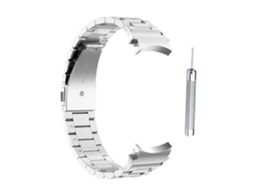 Pulseiras De Substituição Compatíveis Com Samsung Galaxy Watch4 40/44mm E Classic 46/42mm De Aço Inoxidável