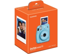 Máquina Fotográfica Instantânea FUJIFILM Instax Mini 11 (Azul - Obturação: 1/2-1/250 s - 2 x Pilhas AA LR6)